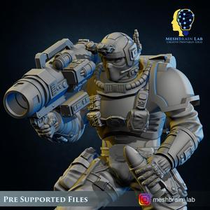 Imperial Marine Scout with Missile Launcher 02