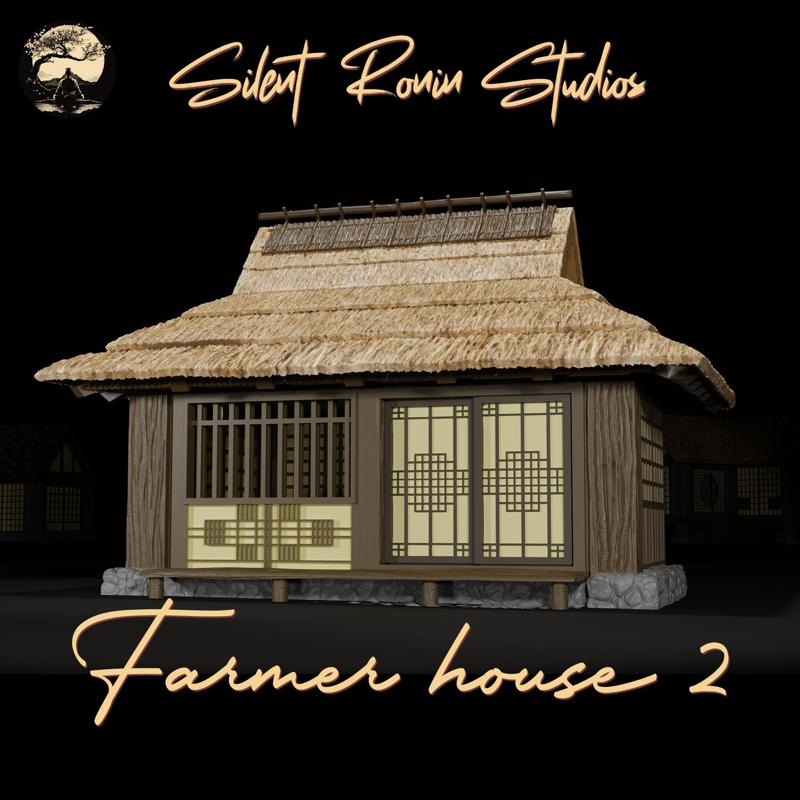 Japanese Farmer Village House #2 (assembly guide included)