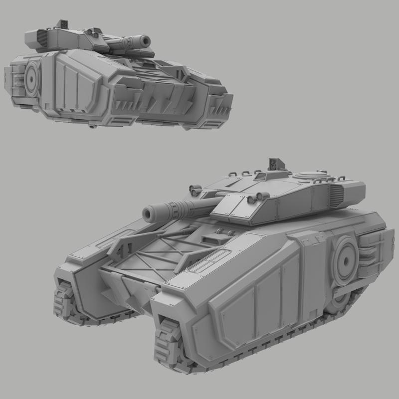 Heck Ghost Enforcer MBT - Presupported