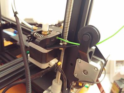Ender 3 Filament Roller Guide, Fully 3D Printable - No Additional Hardware Required