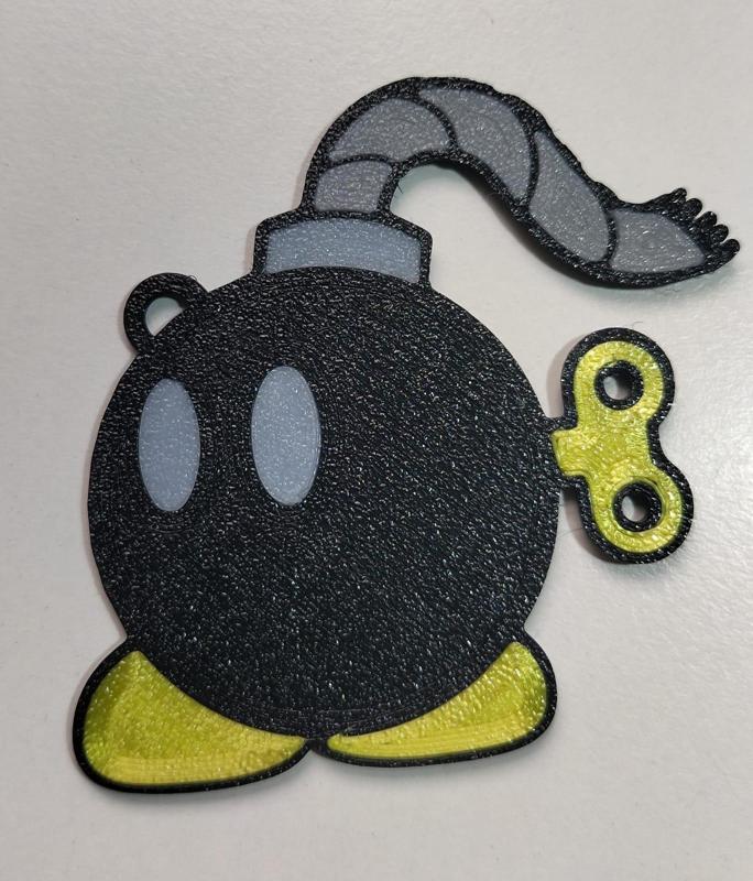 Bob-ombs keychain