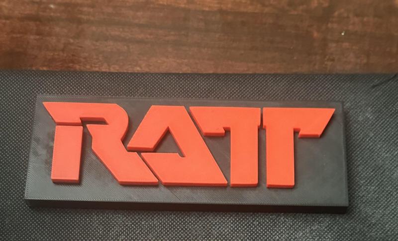 Ratt 80's Band Sign