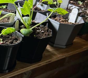 Simple 4" planter with base