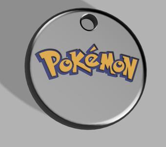 Pokemon Logo Keychain