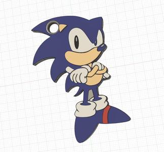 Sonic key ring