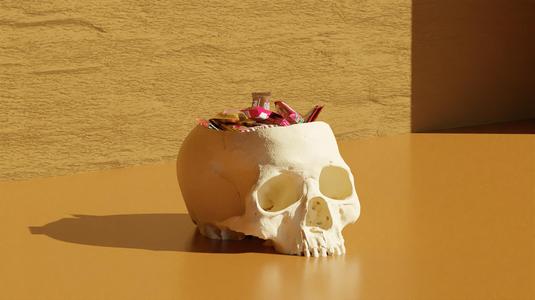 Skull Bowl - Halloween (Decoration)