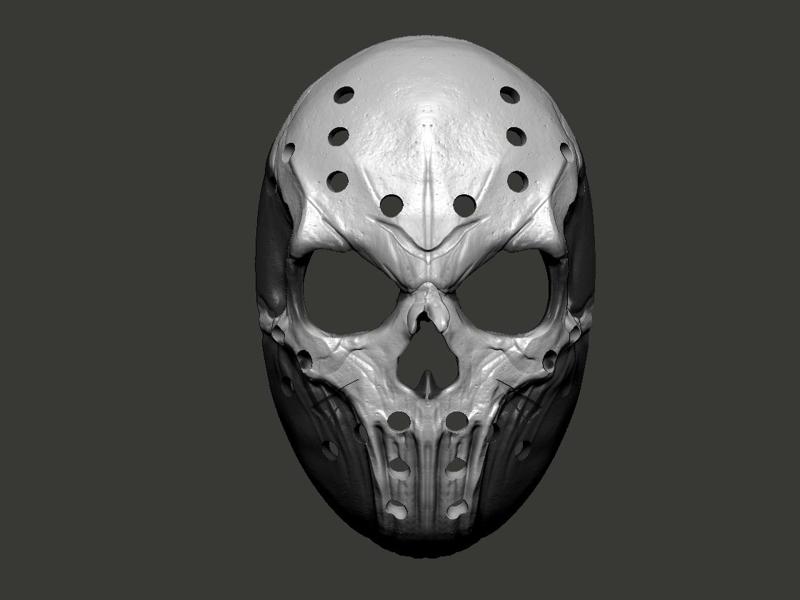 Tactiprint Jason Voorhess Punisher Skull Mask #tactimaskoff