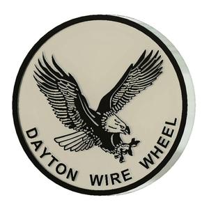Dayton Wire Wheel - Wheel Centre / Hub Cap Badge For Scale Model Wheels