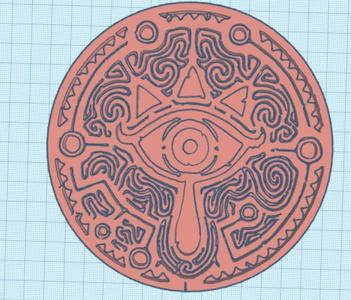 zelda sheikah slate coaster