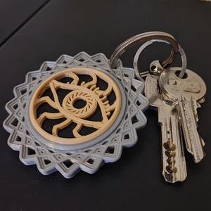 Psychedelic keychain
