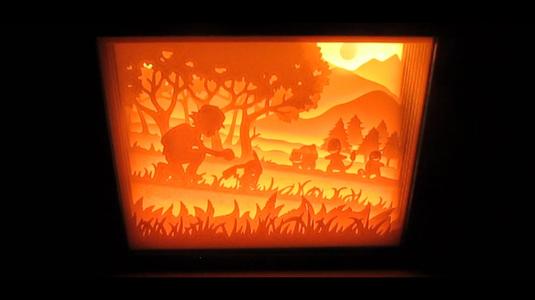 pikachu lamp (lightbox)