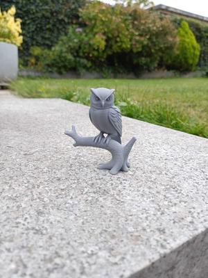 Night Watch — Perched Owl Figurine