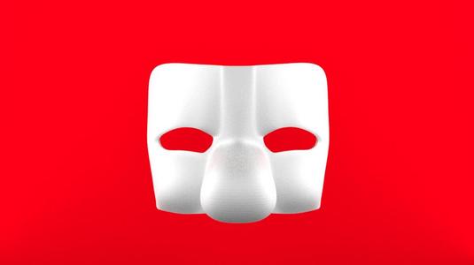Mask italian style. pagliaccio