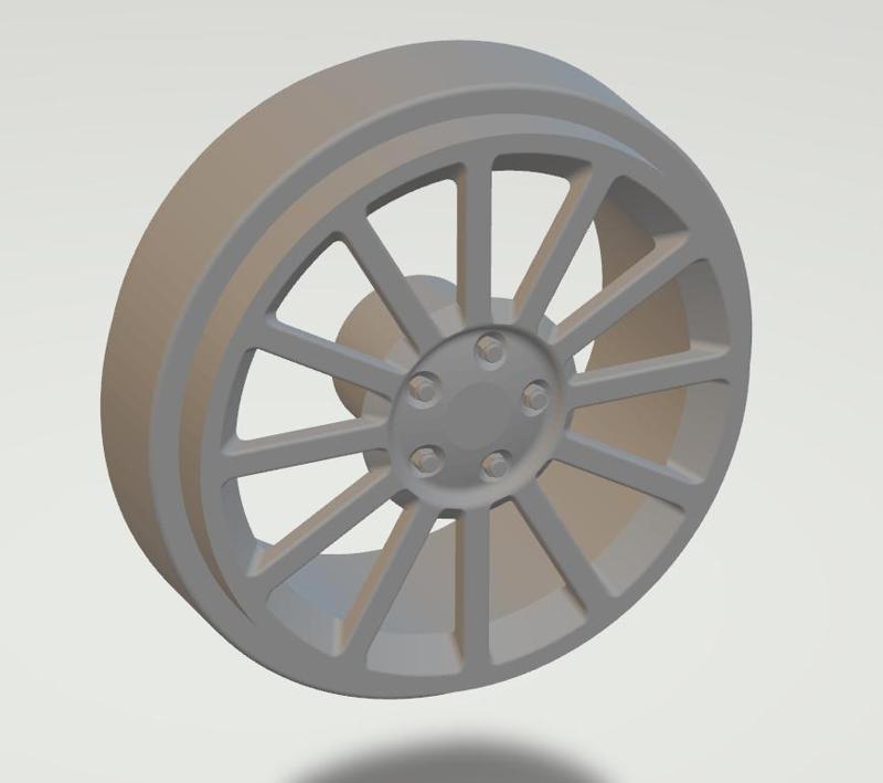 Bburago Megane Sport bebop rim