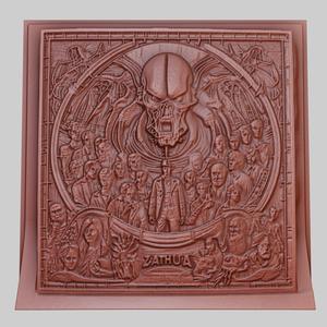 Zathura 3d printer relief medallion obj stl