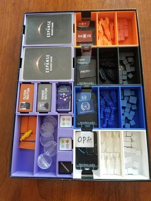 The Expanse Board Game Box Insert