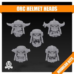 Orc Helmet Heads V1 - Bits