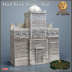 Mud Brick Tower and Wall- Triumph of Shapur