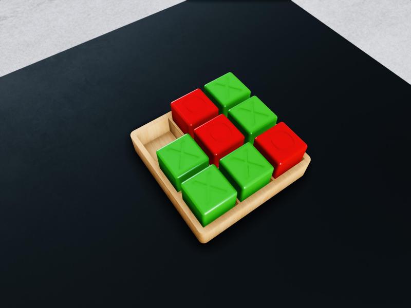 Oversized Tic-Tac-Toe - Montessori Toy