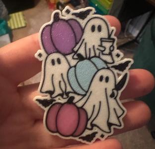 Ghost Pumpkin Trio Magnet