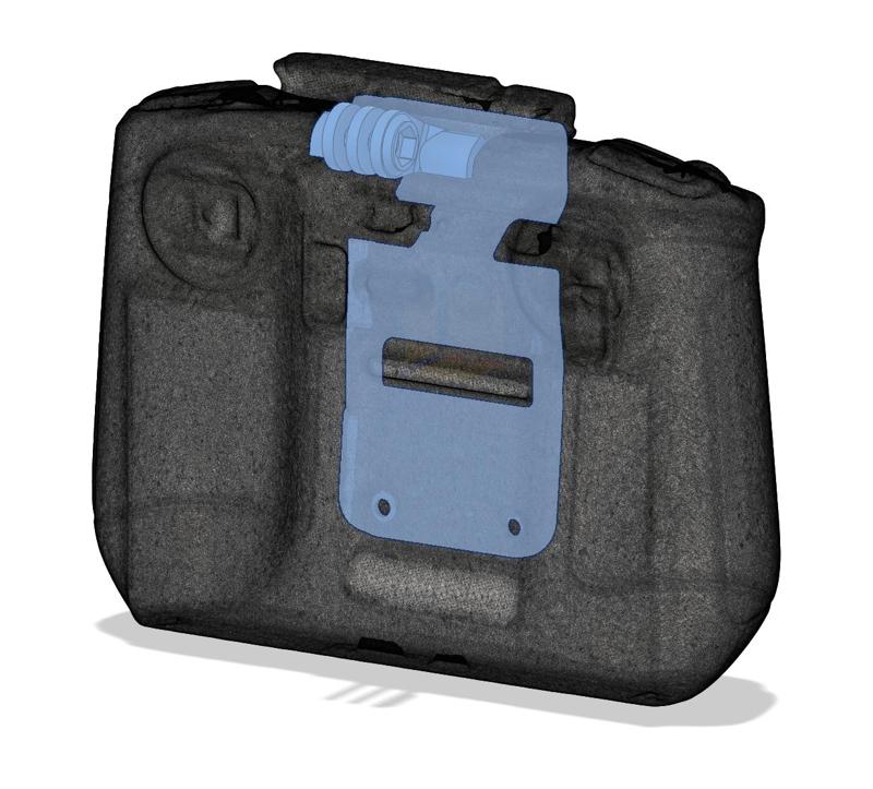 DJI RC2 Clip with GoPro Mount (DJI Mini 4 PRO)