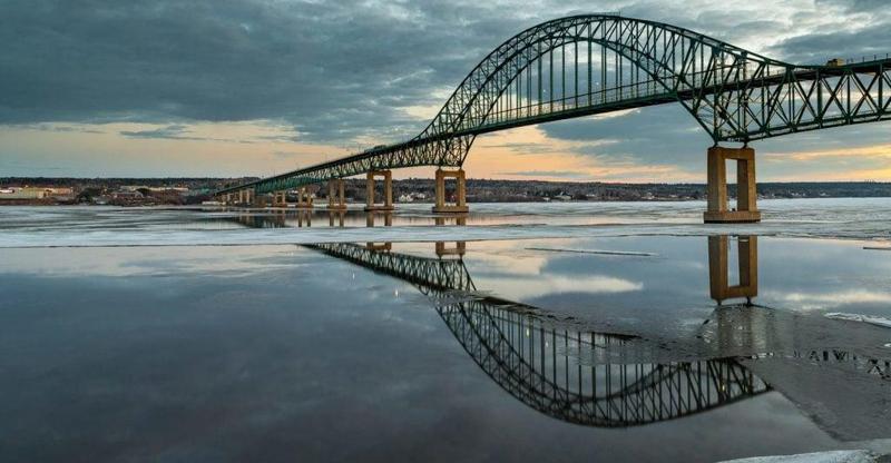 Centennial Bridge in Miramichi, NB