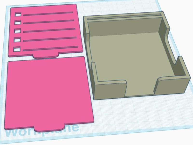 Sticky Note Holder w/ Template