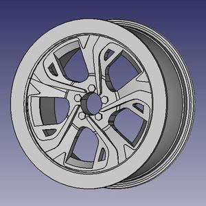 WHEEL RIM FOR SPORTCAR 3D MODEL CAR DESIGN