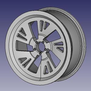 WHEEL RIM SPORTCAR DESIGN
