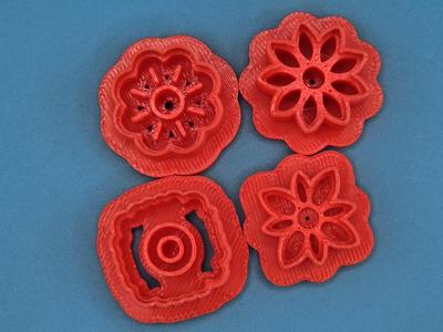 Flower Polymer Cutter Clay Mold Shape 5