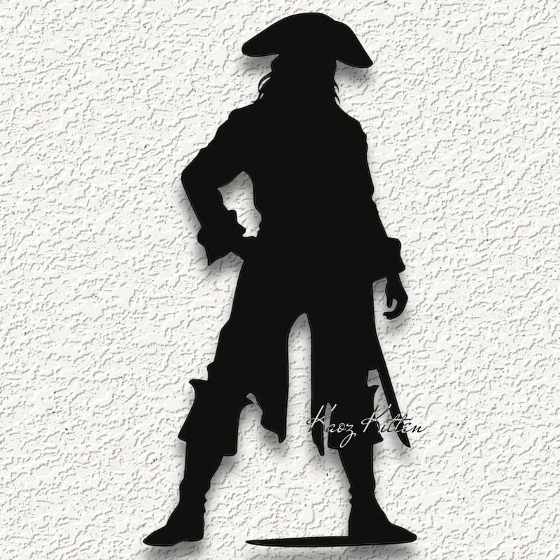 pirate male WALL ART HOME DECOR