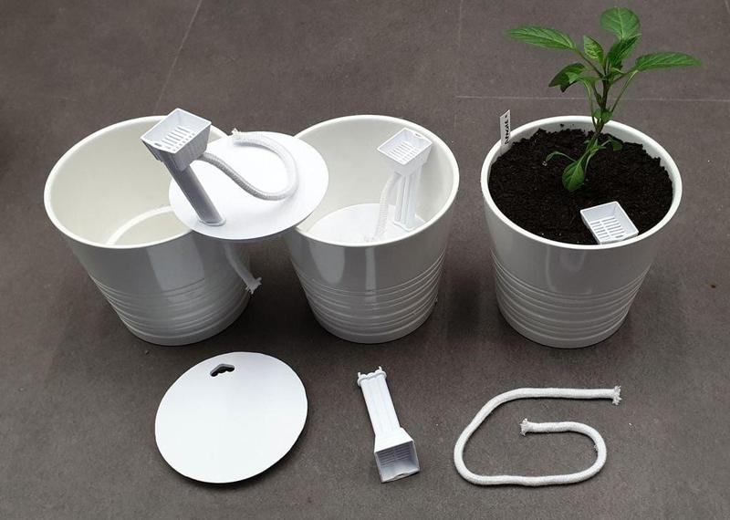 Self watering kit for IKEA Muskot 12 cm Plant Pot  (lightweight design)