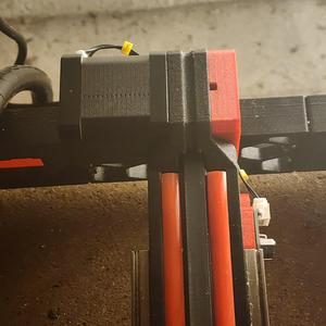 Slim Ender 3 Pro Y Motor Mount for 9mm Belts with Double Shear Support