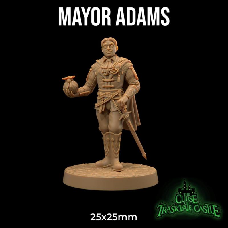 Mayor Adams | PRESUPPORTED | The Curse of Traskvale Castle