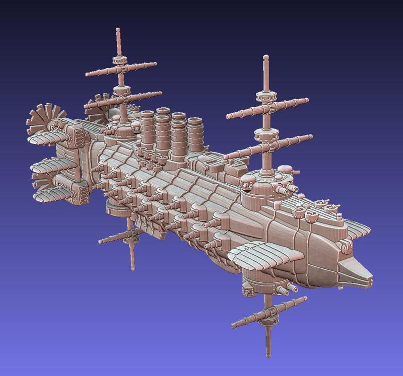 MAGNIFICENT class 1st Rate Ship-of-the-Wall for Skyships