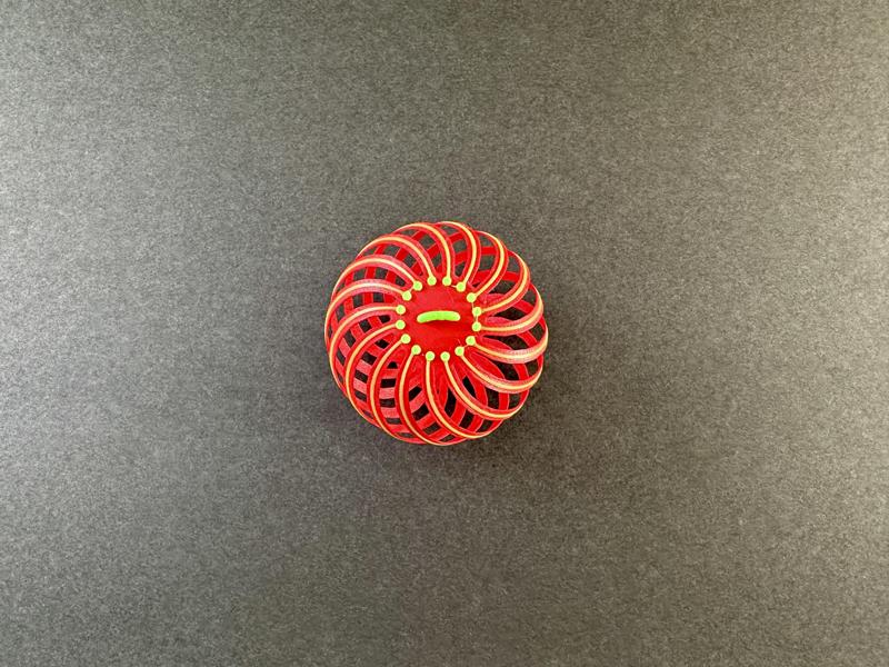 Spiral Christmas Tree Ornament - No Supports - Easy Print 4gms only