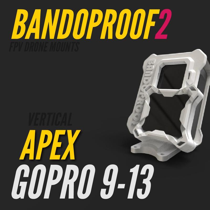 BANDOPROOF 2 // FIX MOUNT// VERTICAL APEX // GOPRO9-13