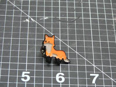 Fox Enamel pin