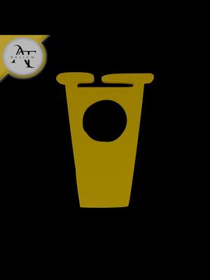 Simple Coffee Cup Symbol - 2D Art