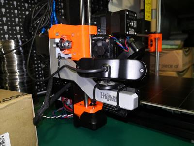 Simple webcam holder for mounting on X axis motor