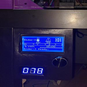 (Ender 3) Ikea Lack - Display mount + Thermistor