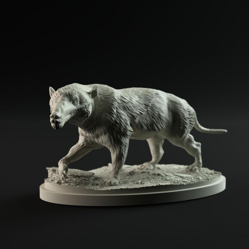 Andrewsarchus walking 1-35 scale pre-supported prehistoric animal