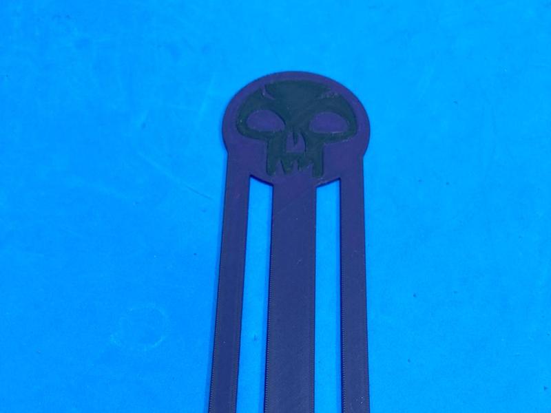 Magic the gathering black bookmark