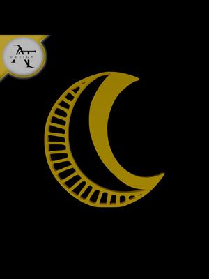 Simple Moon Symbol - 2D Art 