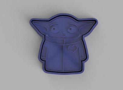 Baby Yoda Coockie Cutter