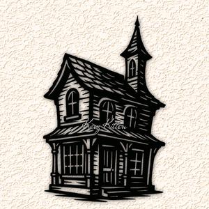 HAUNTED HOUSE GHOST 2 wall art home decor