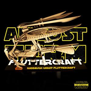 Raddaugh Gnasp Fluttercraft - Star Wars 3D Models - Tested and Ready for 3D printing