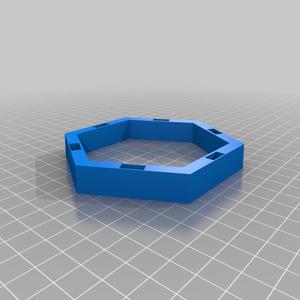 Parametric Modular Hex Bottle Rack