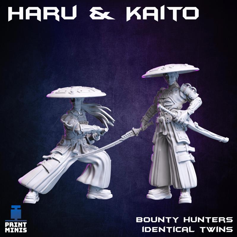 Haru and Kaito - The Bounty Hunter Collection