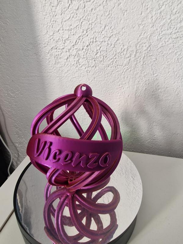 Personalized Christmas bauble